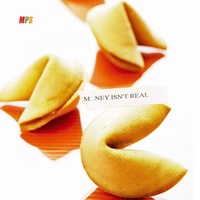 Snacks exotiques en gros, biscuits au bon goût avec des mots porte-bonheur, biscuits aux nombreuses saveurs
