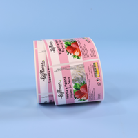 Autocollant en vinyle avec logo personnalisé : étiquettes personnalisées pour emballages cosmétiques pour flacons de lotion en PET