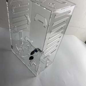 Vente en gros taille personnalisée acrylique transparent Playstation PS5 <span class=keywords><strong>Console</strong></span> de sécurité vitrine serrure Chine usine présentoirs - Product Image 5