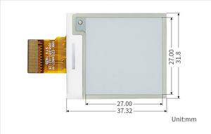 Waveshare 1.54 inç E-Ink Ham Ekran 200*200 Çözünürlük Siyah/beyaz Çift Renkli SPI Arayüzü Yüzey Montajlı PCB - Product Image 5