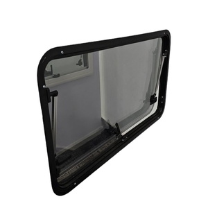 Venta directa de <span class=keywords><strong>fábrica</strong></span> Marco de aleación de aluminio fuerte Caravana RV Camper Van Ventanas Ventana de escape con persiana enrollable - Product Image 3