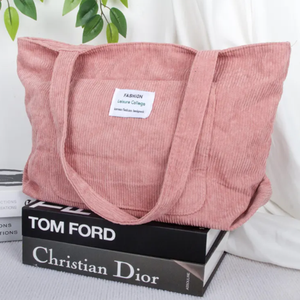 ชุดเดรสผู้หญิงกระเป๋าสะพายไหล่ผ้าลูกฟูกความจุขนาดใหญ่พร้อมตัวปิดซิปที่ทนทานสำหรับการเดินทางและการใช้งานประจำวัน - Product Image 6