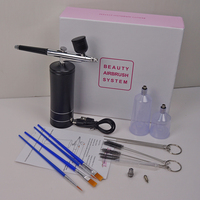 Kit d'aérographe à action unique portable amélioré avec compresseur pour la peinture artistique