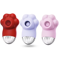 Vibrateur à succion en forme de patte de chat pour femmes, stimulateur clitoridien à impulsions d'air, silicone souple, rechargeable par USB, 10 fréquences, 100% étanche