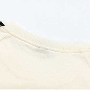 Camisetas de talla grande de alta calidad para hombre, camiseta personalizada de Color beige, Camiseta de algodón de lujo - Product Image 6