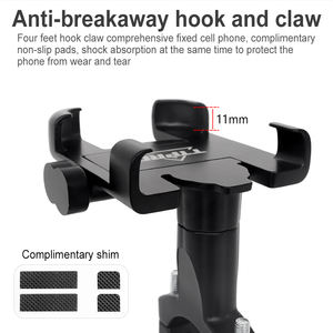 Supporto per telefono in alluminio per installazione gratuita supporto per bicicletta per <span class=keywords><strong>fuoristrada</strong></span> - Product Image 6