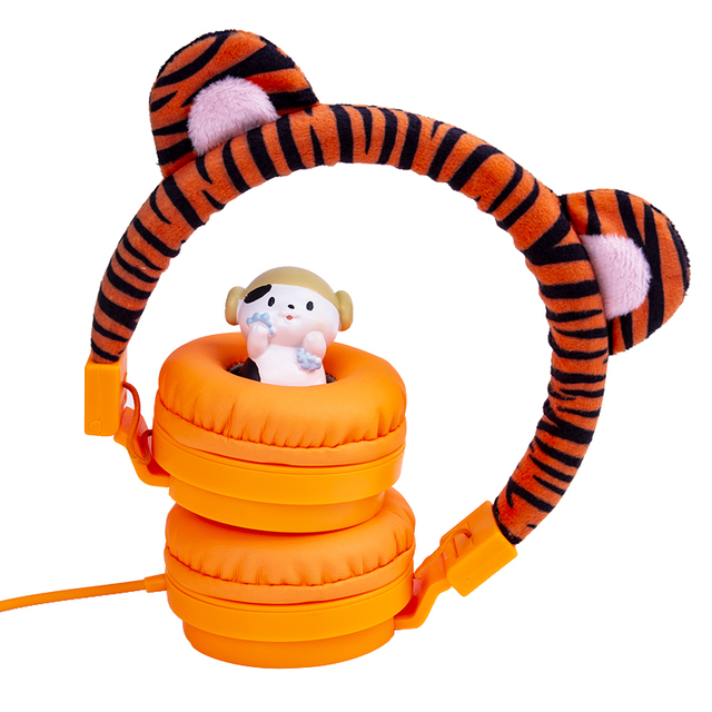 Wholesale Headphones Cute Over Ear Headsets Animal Children's Earbuds Cartoon Plush Earphones & Headphones