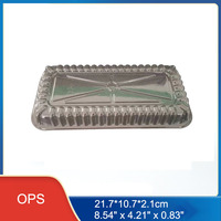 Cubiertas de Plástico para Recipientes de Aluminio, Tapas Transparentes Desechables para Bandejas de Aluminio, Tapas de Domo, Cubiertas de Plástico Transparente, Resistentes