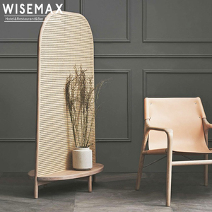 Paravento in Legno Massello WISEMAX, Stile Cinese Moderno, per Veranda, Salotto, Camera da Letto - Product Image 1