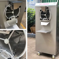 Machine à glace dure professionnelle en acier inoxydable à vitesse réglable 50L/H, sorbetière avec fonction lait et eau, facile à utiliser, congélateur