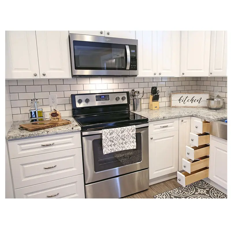 Professional Lacquer Kitchen Cabinet Cuisine Complete Modular Lacquer Kitchen Cabinet