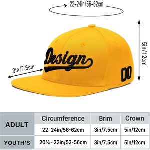 Casquette Snapback Brodé(e) Personnalisé(e) FOXA 100% Coton Unisexe Réglable avec Texte et Design Personnalisé Avant et Arrière - Product Image 3