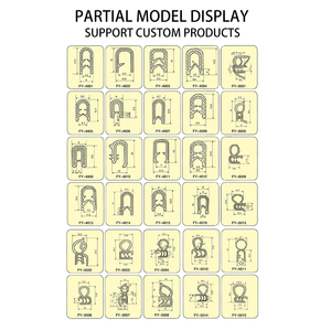 Chất lượng cao Silicone cao su niêm phong Dải tam giác PVC cao su bọt niêm phong dải cao su - Product Image 6