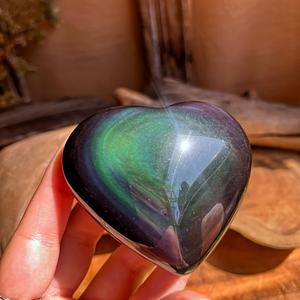 คริสตัลโฮล่า โอปซิเดียนสีรุ้ง งานแกะสลักทำมือคุณภาพสูง สไตล์โบฮีเมียน แฟชั่นทันสมัย รูปหัวใจ ของที่ระลึก ของขวัญ ของตกแต่งบ้าน ขายส่ง - Product Image 1