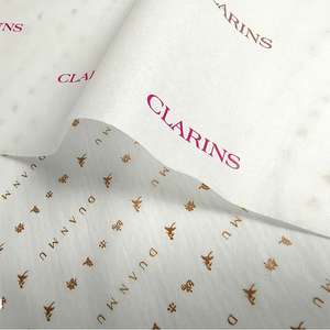 Personalised Branded Eco-Friendly Wax Coated Roll <b>Wrapping</b> <b>Paper</b> for Clothing Gift Packaging with Custom Logo Printing - Product Image 1