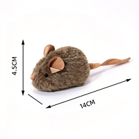 Jouet interactif pour chat, jouet en peluche couineur pour stimuler l'instinct de chasse, idéal pour le jeu d'intérieur, résistant aux griffures et aux morsures, cadeau pour animaux de compagnie