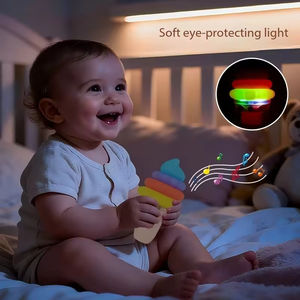 Jouet en forme de crème glacée avec lumière et musique, instrument de musique éducatif pour enfants - Product Image 4