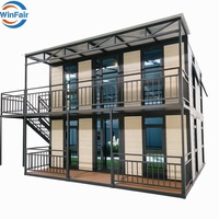 Maison préfabriquée de luxe à deux étages WinFair, maison modulaire en conteneur, petite maison pour ferme rurale / maison de retraite / maison d'hôtesse de vieillesse