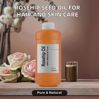 Huile de graines de rose musquée 100% pure, naturelle et biologique, avec plus de 80% de teneur active, pour le visage, huiles végétales porteuses de CO2 en vrac, sans mousse, CN