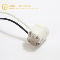 Support de lampe électrique E11, base de lampe en céramique, vis Style pièces de lampe, personnalisation, douille d'ampoule, prix de gros, douille de lumière