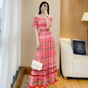Vestido Bohemio Indio Kasturi Elegante y a la Moda, Corte Entallado, Alta Calidad, Último Diseño, Precioso Chifón de Manga Corta - Product Image 6