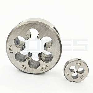 Filiere Circolari in Acciaio HSS per Filettatura M1 M1.2 M1.5 M1.8 M2 M2.5 M3 M3.5 M4 M5 M6 M8 Utensili per Taglio Viti Standard DIN ISO - Product Image 2