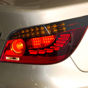Para BMW 5 Series E60 520 523 525 2003-2010 montaje de lámpara trasera de coche actualización efecto de inicio LED Dragon Scale luces traseras Accesorios - Product Image 2