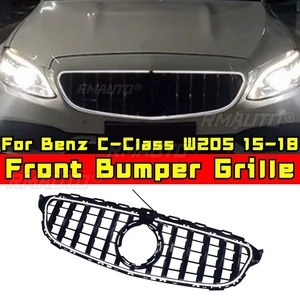 ชุดแต่งสำหรับรถยนต์เมอร์เซเดส-เบนซ์ ซี-คลาส W205 ปี 2015-2018 ชุดแต่งกันชนหน้าแบบ LED พร้อมกระจังหน้าตกแต่งสำหรับรถแข่ง ชิ้นส่วนภายนอก - Product Image 1