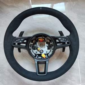 Volante Deportivo Personalizado de Alcántara para GT3911 991/992 987, Cayenne 958, Boxster 718, Cayman, <span class=keywords><strong>Macan</strong></span>, Panamera, Taycan para Porsche - Product Image 3
