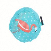 Bolsa de Compras Plegable Reutilizable Impermeable con Forma de Fresa de 38 cm, Bolsillo Interior con Cremallera, Portátil y Multiusos
