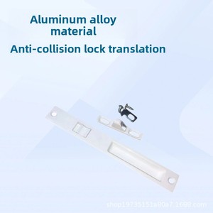 <span class=keywords><strong>Loquet</strong></span> de fenêtre en alliage d'aluminium pour portes coulissantes et fenêtres, design moderne et minimaliste, couleurs noir et blanc, composants en <span class=keywords><strong>PVC</strong></span>, facile à installer - Product Image 2