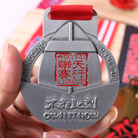 Médaille Fabricant Personnalisé Pas Cher Conception Logo En Alliage De Zinc 3D Or Prix Trophées Marathon Course Personnalisé Métal Sport Médaille