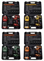 Kit d'outils de bricolage pour la maison de 35 pièces avec tournevis électrique USB 3,6 V sans fil, outils à main domestiques, OEM ODM pris en charge