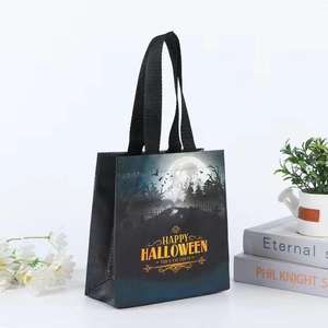 Borse Non tessute all'ingrosso di Halloween-Eco-Friendly riutilizzabili dolcetto o scherzetto sacchetti regalo con stampe personalizzate - Product Image 5