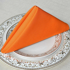 Servilletas de tela de satén elegantes hechas a mano reutilizables para el hogar o el avión accesorio desechable - Product Image 1