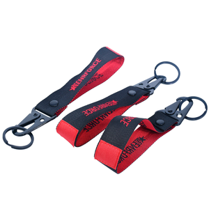 certified High Quality Polyester Wrist Lanyard with Hook Custom Sublimation Printed Design for Phone & Keychain Logo Strap Accessory