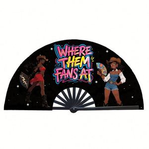 <b>Large</b> Bamboo Carved Folding <b>Fans</b>-Portable Traditional Design for Dancing Home Decoration & Business Gifts - Product Image 5