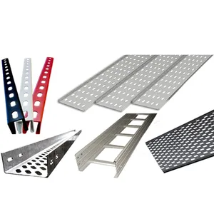 Hot-Dipped Galvanized Well Ventilated Professional Perforated Cable Tray cable trunking