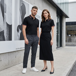 <span class=keywords><strong>Polo</strong></span> Deportivo de Alto Rendimiento para <span class=keywords><strong>Hombre</strong></span>, Absorbente de Humedad, 100% Poliéster, Liso, Manga Corta, Cuello Camisero, Uniforme - Product Image 1