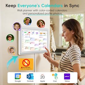 Pantalla Táctil Inteligente con Calendario INSOVISION de 15.6 Pulgadas con Video HD de 1080p, Creación de Video con un Toque, Soporte para MP3, Reloj con Wi-Fi, Software Integrado - Product Image 2