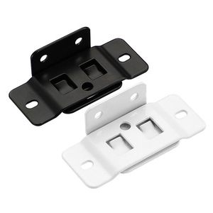 Support d'angle deux-en-un Defa en acier laminé à froid pour étagère, accessoire de quincaillerie de renforcement d'armoire - Product Image 4