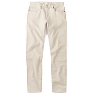 Pantalones de Vestir Casuales para Hombre, Hechos a Mano, Corte Slim, Color Blanco, Elásticos, Jeans de Mezclilla Japonesa Selvedge para Hombre - Product Image 1