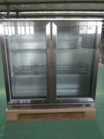 Offre Spéciale trois portes bouteille refroidisseur affichage vitrine boisson réfrigérateur arrière bar refroidisseur cuisine équipement bière refroidisseur