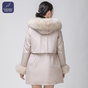 YuFan Nouveau Design Femmes <span class=keywords><strong>Canada</strong></span> Style <span class=keywords><strong>Parka</strong></span> Lady Down Jacket Épais Extérieur Manteau D'hiver pour Dame - Product Image 3
