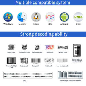 Escáner de código de barras de montaje fijo EMT8660, interfaz USB, lector OCR MRZ para pasaporte de aeropuerto y código de barras <span class=keywords><strong>Pdf</strong></span> 417 en stock - Product Image 4