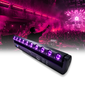 Barre de lumière LED 10x40W RGBW 4-en-1 à faisceau mobile, contrôle de pixels, DMX512, en aluminium, pour KTV/DJ/Discotèque/Fête/Mariage - Product Image 1