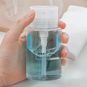 Botella transparente para desmaquillante, tónico, hidratante, botella de plástico para viaje. - Product Image 1