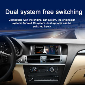 LELV Autoradio Multimédia Android 14 de 8,8 Pouces avec Lecteur DVD pour <span class=keywords><strong>BMW</strong></span> X3 F25 <span class=keywords><strong>X4</strong></span> F26 2014-2016, Stéréo avec Écran GPS et Carplay - Product Image 5