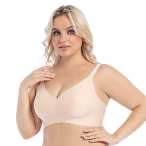 Soutien-gorge sport OEM grande taille pour femme – Confortable, tricoté, anti-affaissement et respirant, push-up, bretelles ajustables, uni, sans couture - Product Image 6