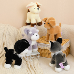 Peluche de <span class=keywords><strong>Perro</strong></span> de Pelo Sintético de Alta Densidad, Realista, Tipo Border <span class=keywords><strong>Collie</strong></span>, Juguete de Peluche Personalizado de Fábrica al por Mayor OEM - Product Image 2